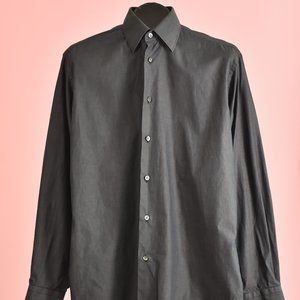 Vintage Kenzo Homme Grey Button Down Shirt Size M